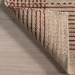 Kirklands Home Area Rugs|Plaid Emily Henderson x RugsUSA Area Rug, 5x8 Tan