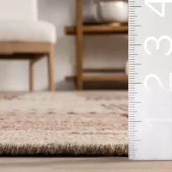 Kirklands Home Area Rugs|Plaid Emily Henderson x RugsUSA Area Rug, 8x10 Tan