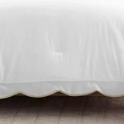 Kirklands Home Comforters|Tan Scalloped Edge 3-pc. Full/Queen Comforter Set