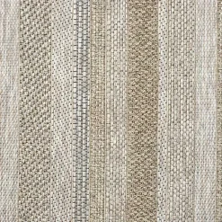 Kirklands Home Area Rugs|Striped Indoor/Outdoor Area Rug, 5x7 Tan