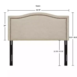 Kirklands Home Beds & Headboards|Upholstered Augusta Queen Headboard Tan