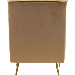 Kirklands Home Accent Chairs|Velvet Lana Accent Chair Tan