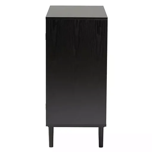 Kirklands Home Cabinets & Sideboards|Tara Two-Tone Espresso Rattan Cabinet
