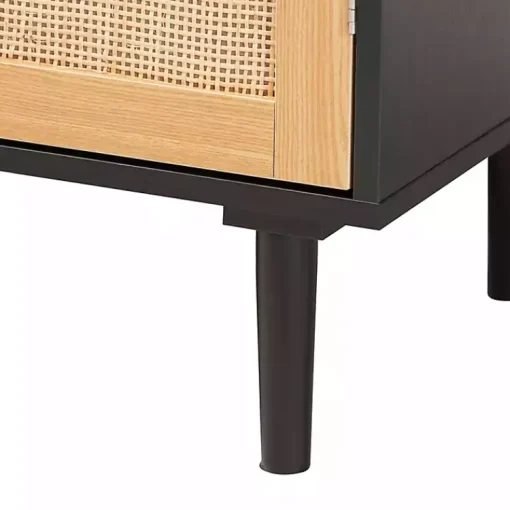 Kirklands Home Cabinets & Sideboards|Tara Two-Tone Espresso Rattan Cabinet