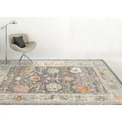 Kirklands Home Area Rugs|Taupe Bohemian Area Rug, 5x8 Gray