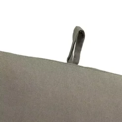 Kirklands Home Outdoor Cushions & Pillows|Taupe Canvas French Edge Outdoor Chair Cushion Tan