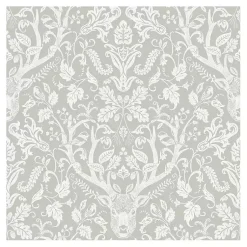 Kirklands Home Wall Murals & Wallpaper|Taupe Escape to the Forest Peel & Stick Wallpaper