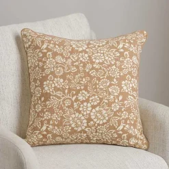 Hot Taupe Fall Floral Pillow Pillows