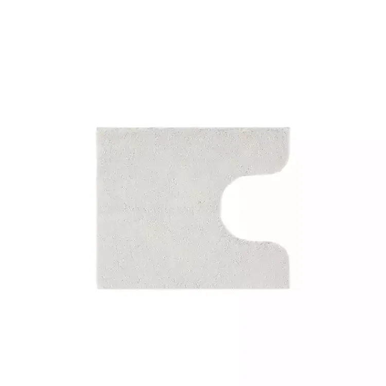 Kirklands Home Bathroom Rugs|Taupe Marshmallow Contour Bath Mat, 24 in. Ivory