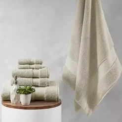 Kirklands Home Bath Towels|Taupe 6-pc. Cotton Bath Towel Set Brown