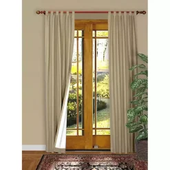 Kirklands Home Curtains & Drapes|Taupe Weathermate Blackout Cur Panel, 84 in. Tan