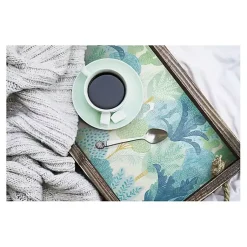 Kirklands Home Wall Murals & Wallpaper|Teal Bohoemian Jungle Peel & Stick Wallpaper