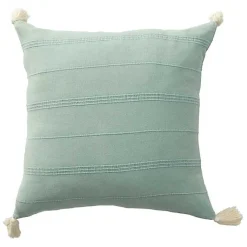 Online Teal Dobby Loomed Pillow Pillows