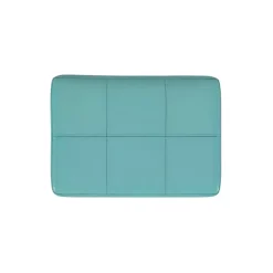 Kirklands Home Bar Stools & Counter Height Stools|Teal Faux Leather Claridge Counter Stool Blue