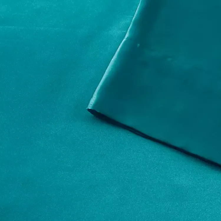 Kirklands Home Bed Sheets|Teal Satin King 2-pc. Pillow Case Set Blue