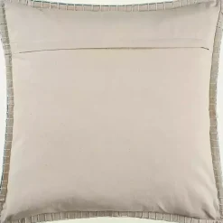 Outlet Teal with Embroidered Edge Pillow, 24 in. Pillows