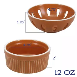 Kirklands Home Kitchen Accessories|Tempo Terracotta 7-pc. Countertop Accessory Set Brown