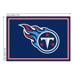 Kirklands Home Area Rugs|Tennessee Titans Area Rug, 3x4 Blue