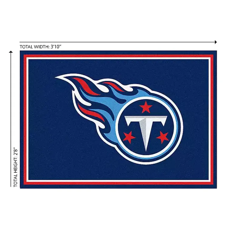 Kirklands Home Area Rugs|Tennessee Titans Area Rug, 3x4 Blue