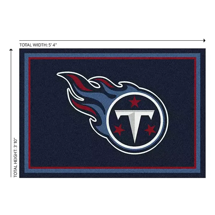 Kirklands Home Area Rugs|Tennessee Titans Area Rug, 4x6 Blue