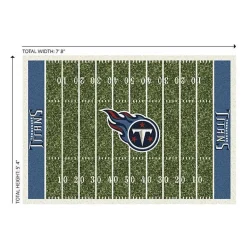 Kirklands Home Area Rugs|Tennessee Titans Home Field Area Rug, 6x8