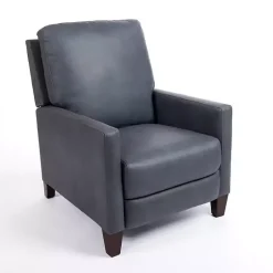 Kirklands Home Accent Chairs|Teramo Steel Recliner Blue