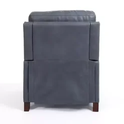 Kirklands Home Accent Chairs|Teramo Steel Recliner Blue