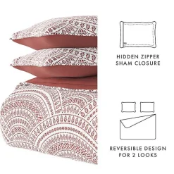 Kirklands Home Quilts|Terra Scalloped Reversible 3-pc. Queen Quilt Set