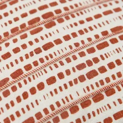 Discount Terracotta Dash Print Throw Pillow Pillows