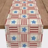 Kirklands Home Table Linens|4th of July Stars & Stripes Table Runner, 90 in.