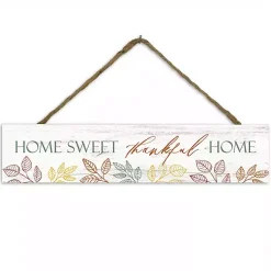 Outlet Thankful Home Hanging Wall Plaque Fall