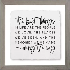 Kirklands Home Wall Quotes & Signs|The Best Things in Life Wall Plaque