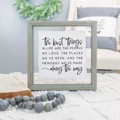 Kirklands Home Wall Quotes & Signs|The Best Things in Life Wall Plaque