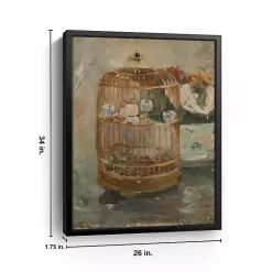 Kirklands Home Canvas Art|The Cage Morisot Framed Canvas Art Print Multi