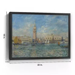 Kirklands Home Canvas Art|The Doge's Palace, Venice Canvas Art Print, 18x22 Blue