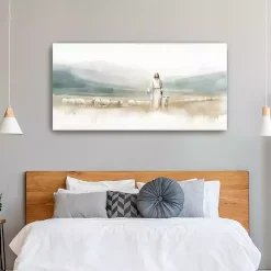 Kirklands Home Canvas Art|The Good Shepherd Canvas Art Print, 60x30 in.