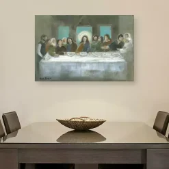 Kirklands Home Canvas Art|The Last Supper Canvas Art Print by Chandra Savaso Multi
