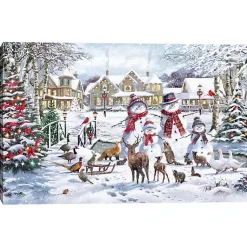 Clearance The Magic of Christmas Canvas Art Print Christmas Art & Wall Decor