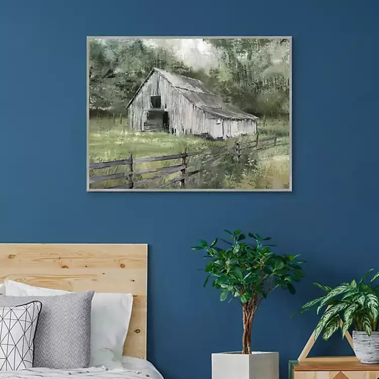 Kirklands Home Canvas Art|The Old Barn Framed Canvas Art Print