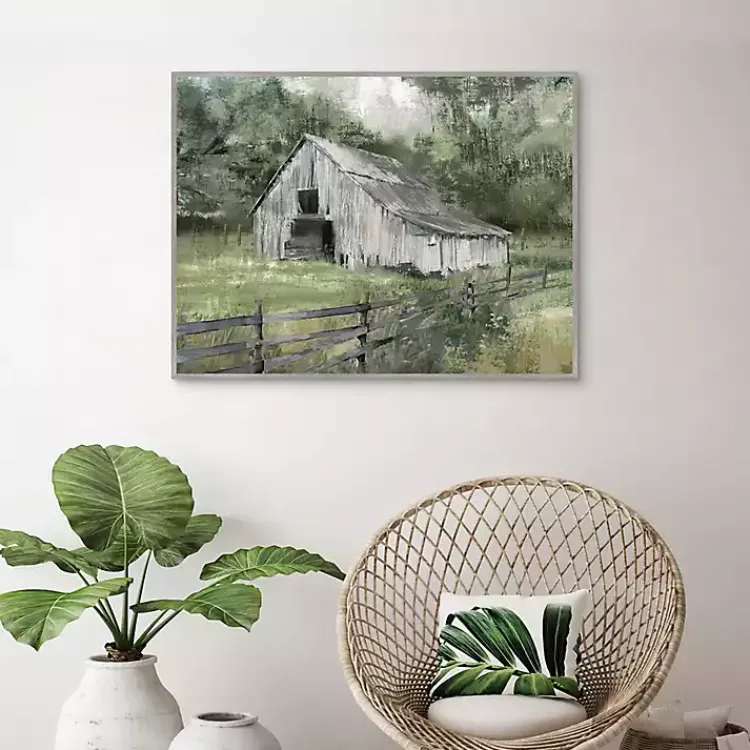 Kirklands Home Canvas Art|The Old Barn Framed Canvas Art Print