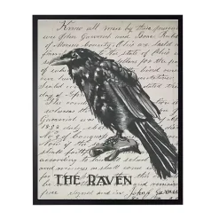Discount The Raven Framed Halloween Wall Art Halloween