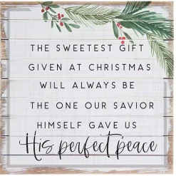 Discount The Sweetest Gift Wood Wall Plaque Christmas Art & Wall Decor