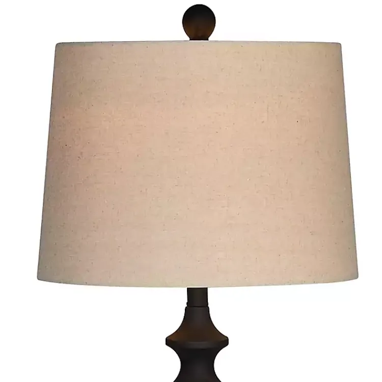 Kirklands Home Floor Lamps|Thelma Matte Black Stem Floor Lamp Tan