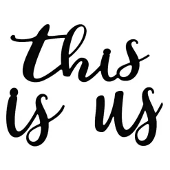 Kirklands Home Wall Quotes & Signs|This Is Us Script Wall Plaques Black
