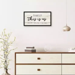 Kirklands Home Wall Quotes & Signs|This Is Us Wooden Wall Plaque Tan