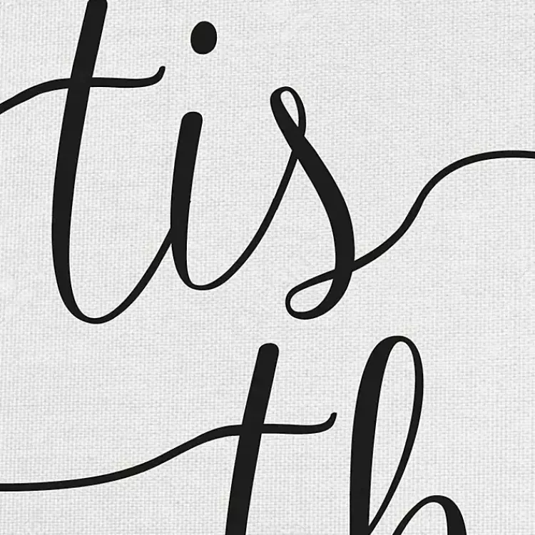 Outlet Tis the Season Canvas Art Prints, Set of 3 Christmas Art & Wall Decor