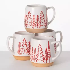 Online Tis the Season Christmas Mugs, Set of 4 Christmas Dining & Entertaining
