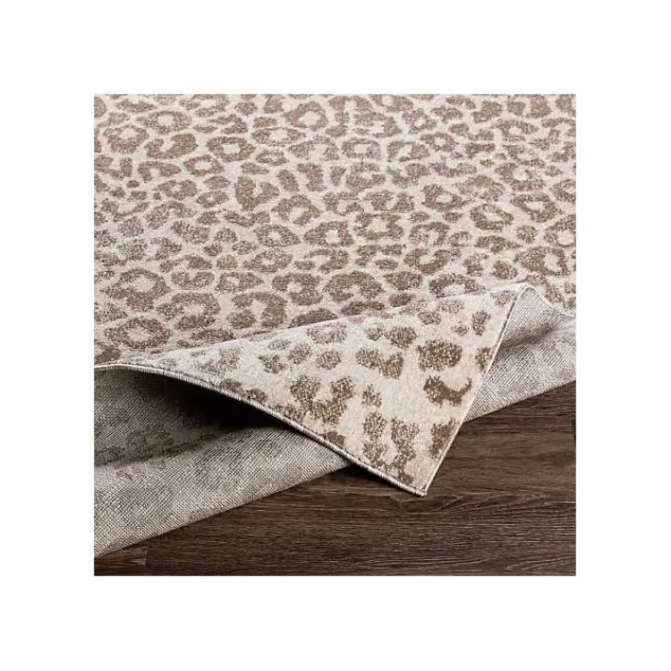 Kirklands Home Area Rugs|Toasted Brown Cheetah Print Area Rug, 7x10