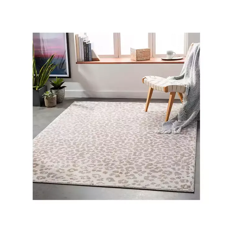 Kirklands Home Area Rugs|Toasted Brown Cheetah Print Area Rug, 7x10