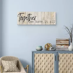 Kirklands Home Wall Quotes & Signs|Together Canvas Art Print